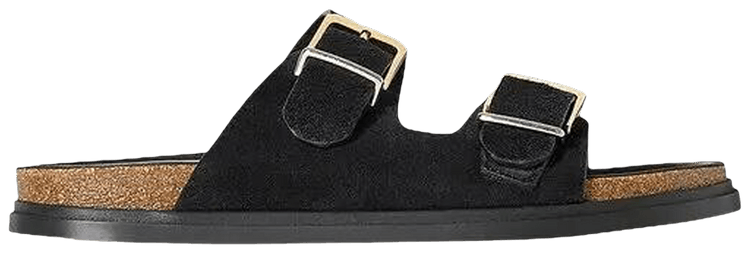 The Row Wmns Buckle Slide Sandal Black
