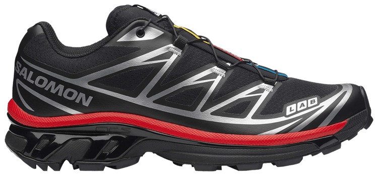 Salomon XT 6 Black Fiery Red Silver