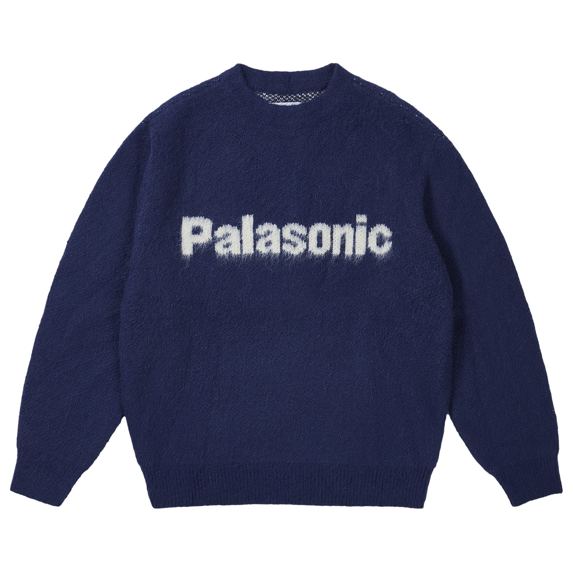 Pre-owned Palace Palasonic Knit Crew 'deep Sea Blue' | Men's Size Xl