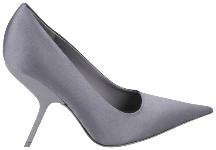 Ferragamo Wmns Eva X5 Satin Pump Dark Grey