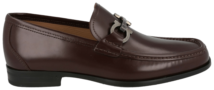 Ferragamo Grandioso Leather Loafer Purple