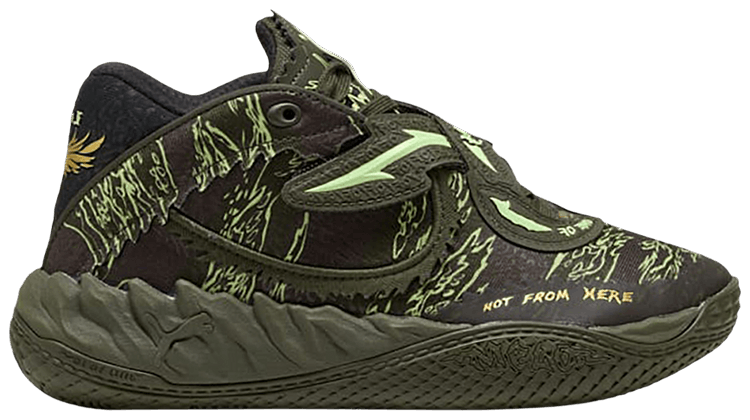 Puma MB05 Big Kid Dark Olive