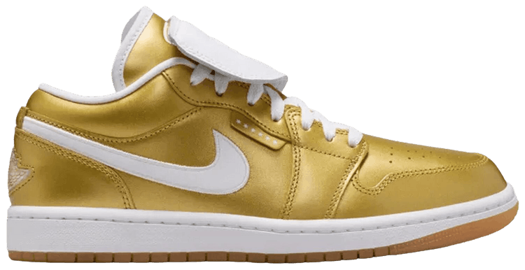 Wmns Air Jordan 1 Low Gold Tiempo