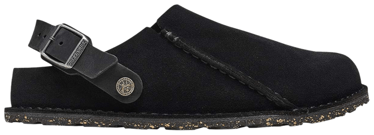 Birkenstock Lutry Suede Sandal Black