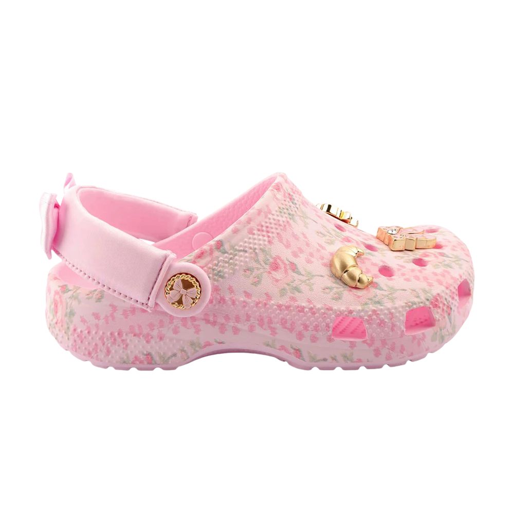 Pre-owned Crocs Loveshackfancy X  Classic Clog Kids 'pink Milk' | Kid's Size 1