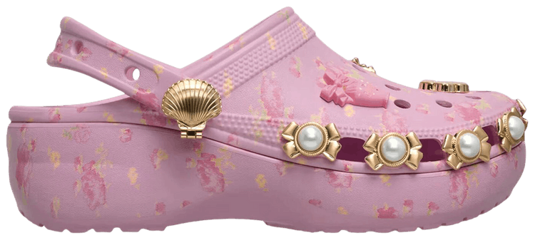 LoveShackFancy x Crocs Wmns Classic Platform Clog Ballerina Pink