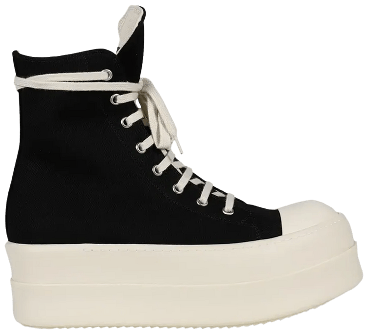 Rick Owens Wmns DRKSHDW Mega Bumper Sneaker Black Milk