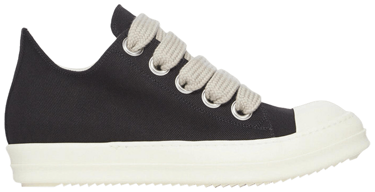 Rick Owens DRKSHDW Jumbolace Low Sneaker Black Milk