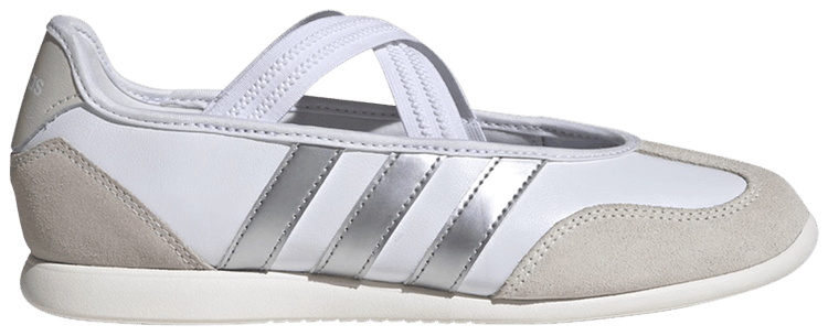 adidas Wmns Barreda Mary Jane Cloud White Silver Metallic Off White