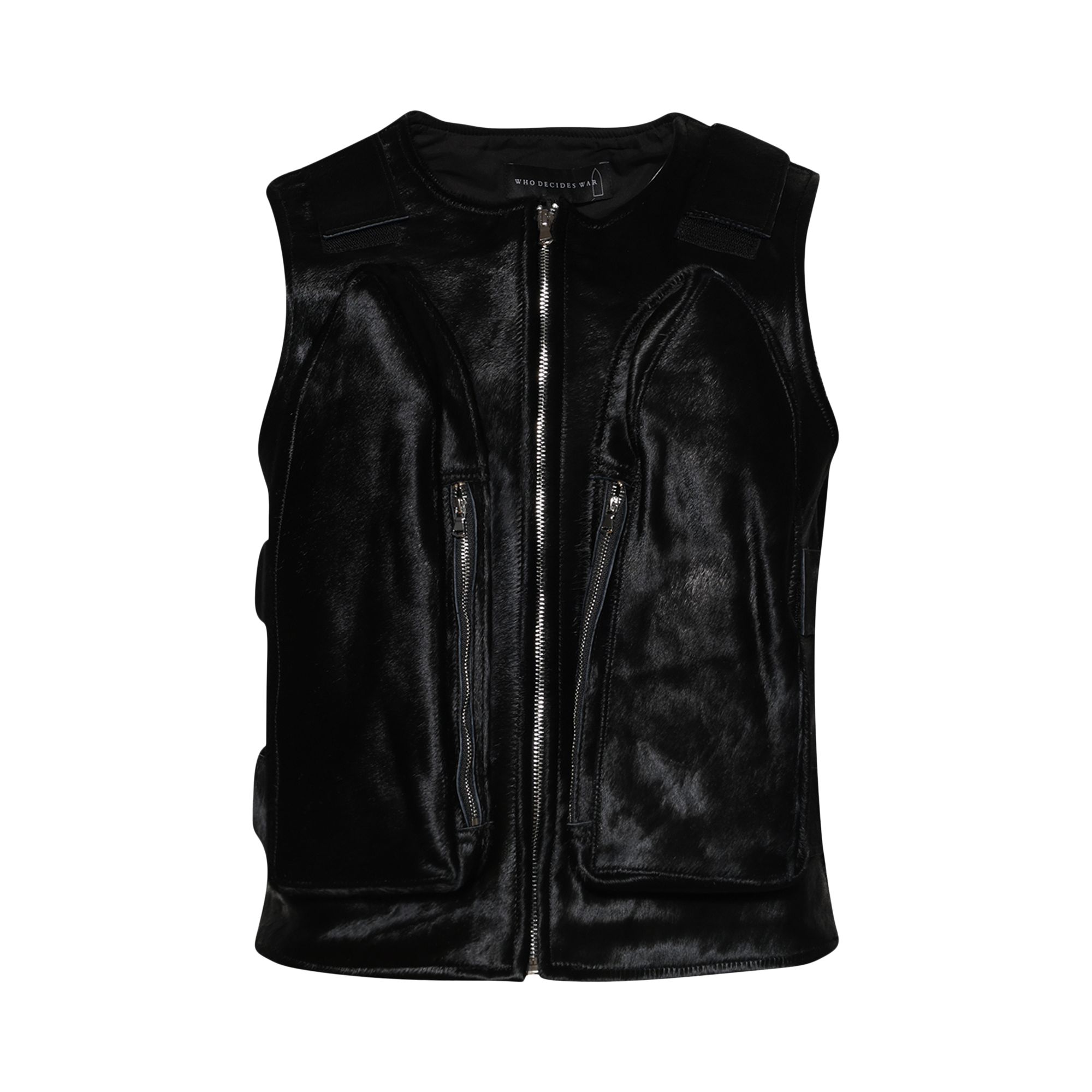 Pre-owned Who Decides War Bullet Point Vest 'coal' | Grey | Men's Size L In Gray