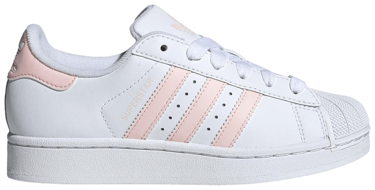 adidas Superstar II Big Kid Cloud White Sandy Pink