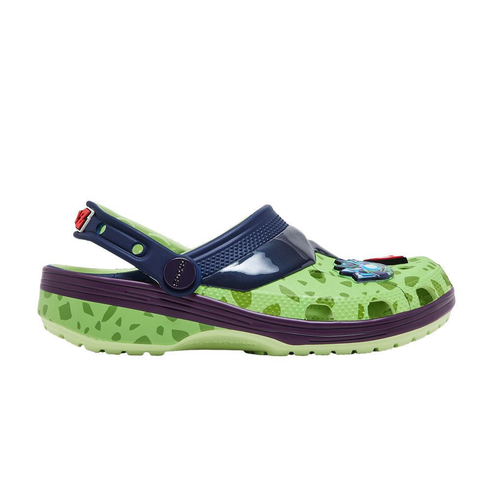 Pre-owned Crocs Dragon Ball Z X  Classic Clog Kids 'cell' | Green | Kid's Size 12
