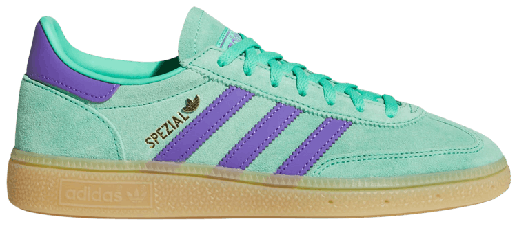 adidas Wmns Handball Spezial Hi Res Green Purple Rush Gold
