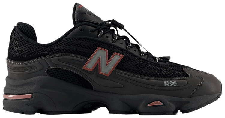 New Balance 1000G Black Metallic Red Rock