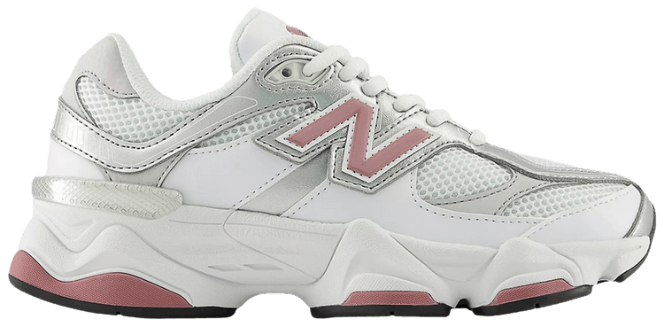 New Balance 9060 Lace Big Kid White Rose