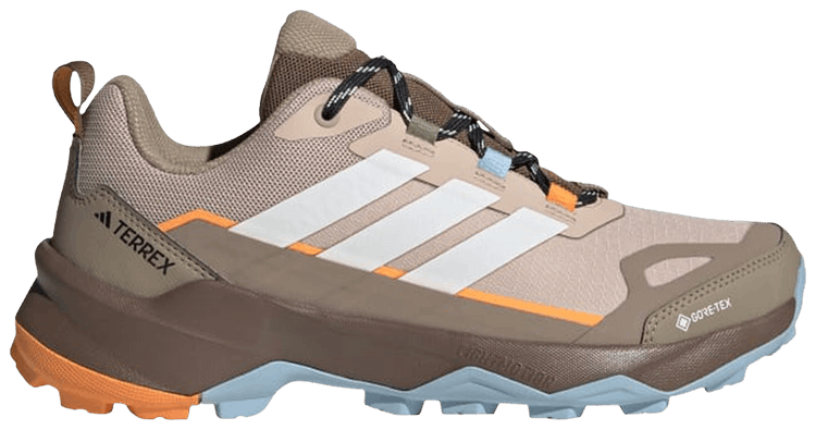 adidas Wmns Terrex Skychaser AX5 GORE TEX Wonder Taupe Off White Glow Blue