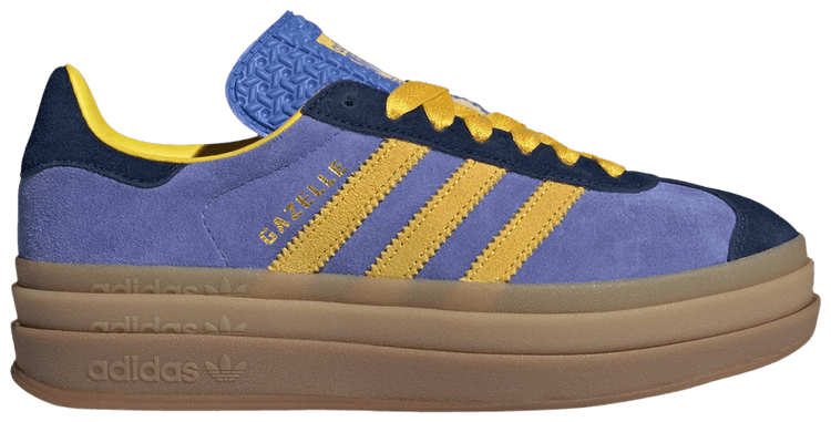adidas Wmns Gazelle Bold Night Indigo Yellow Real Lilac