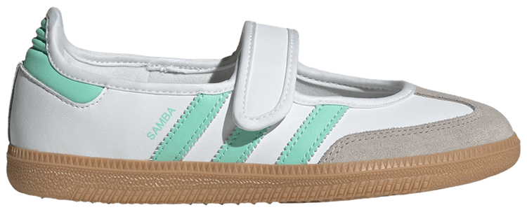 adidas Samba Jane J Cloud White Easy Green Gum