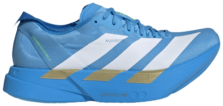adidas Wmns Adizero Adios Pro 4 Cloud White Blue Lime Burst