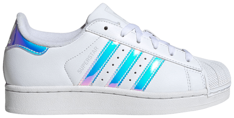 adidas Superstar 2 J Cloud White Supplier Colour Halo Blue