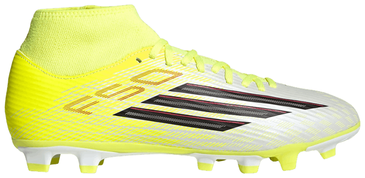 adidas F50 Club Mid FG MG Team Solar Yellow Core Black Lucid Red