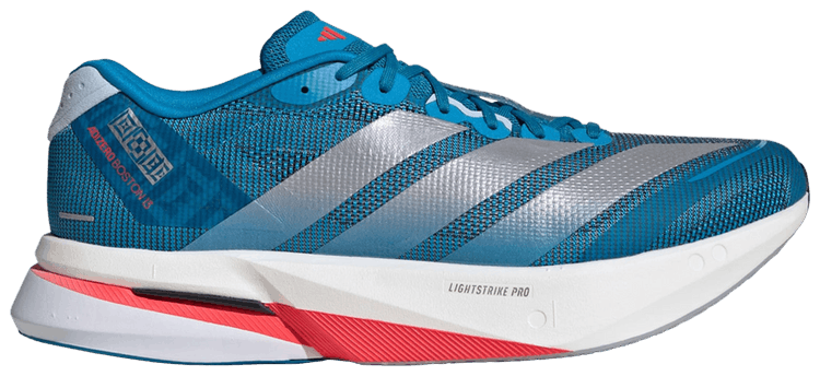 adidas Adizero Boston 13 Solar Blue Silver Metallic Dark Solar Blue