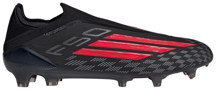 adidas F50 Elite Laceless FG Core Black Lucid Red Core Black