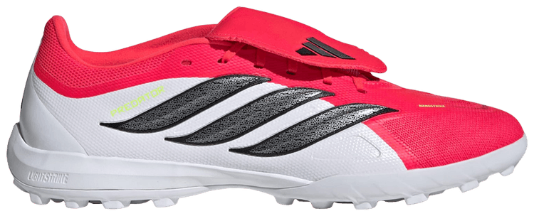 adidas Predator League Fold Over Tongue Turf Lucid Red Core Black Cloud White