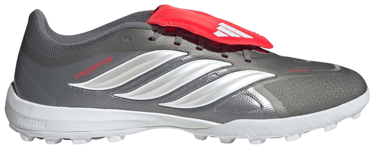 adidas Predator League Fold Over Tongue Turf Iron Metallic Zero Metalic Lucid Red