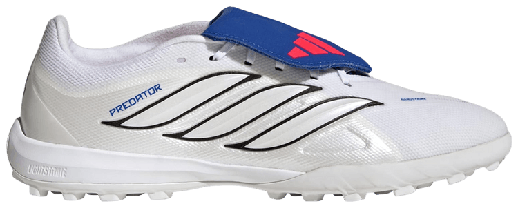 adidas Predator League Fold Over Tongue Turf Cloud White Zero Metalic Royal Blue