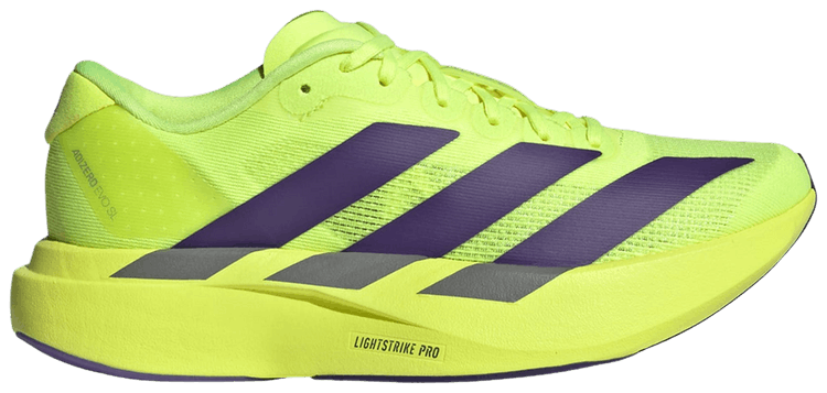adidas Adizero Evo SL J Solar Yellow Collegiate Purple Core Black