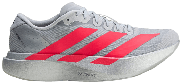 adidas Wmns Adizero Evo SL Silver Metallic Lucid Red Iron Metallic