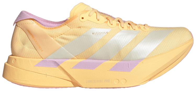 adidas Wmns Adizero Adios Pro 4 Ice Tangerine Ice Gold Bliss Lilac