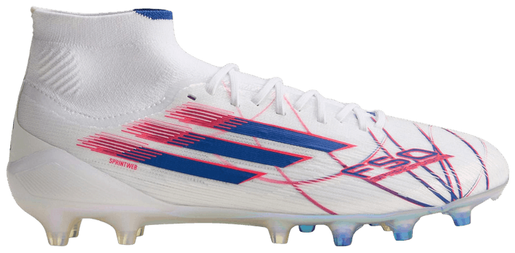 adidas Wmns F50 Sparkfusion Elite Mid FG AG Cloud White Royal Blue Lucid Red