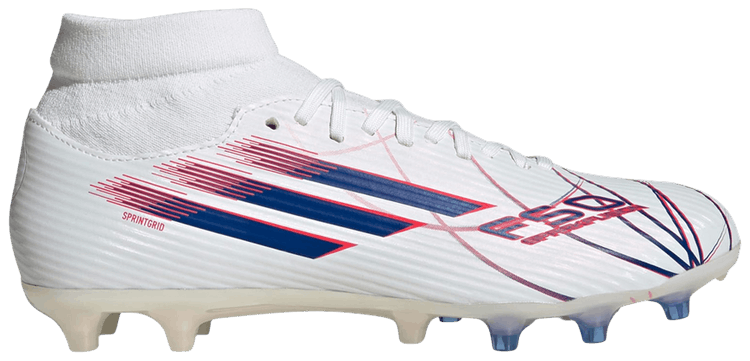 adidas Wmns F50 Sparkfusion League Mid FG AG Cloud White Royal Blue Lucid Red