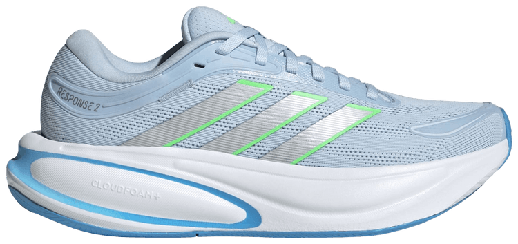 adidas Wmns Response 2 Crystal Sky Silver Metallic Lime Burst