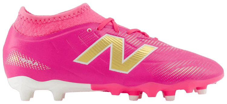 New Balance Tekela Team Low Jnr FG V5 Big Kid Pink Heat