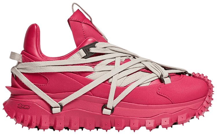 Rick Owens x Moncler Trailgrip Megalace Sneaker Carnelian