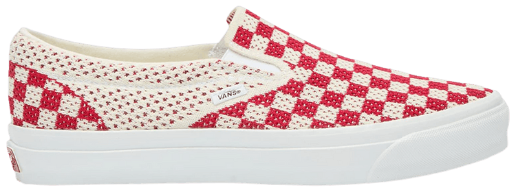 Vans Slip On LX Knit Red Marshmallow