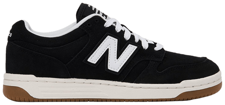 New Balance 480 Big Kid White Black