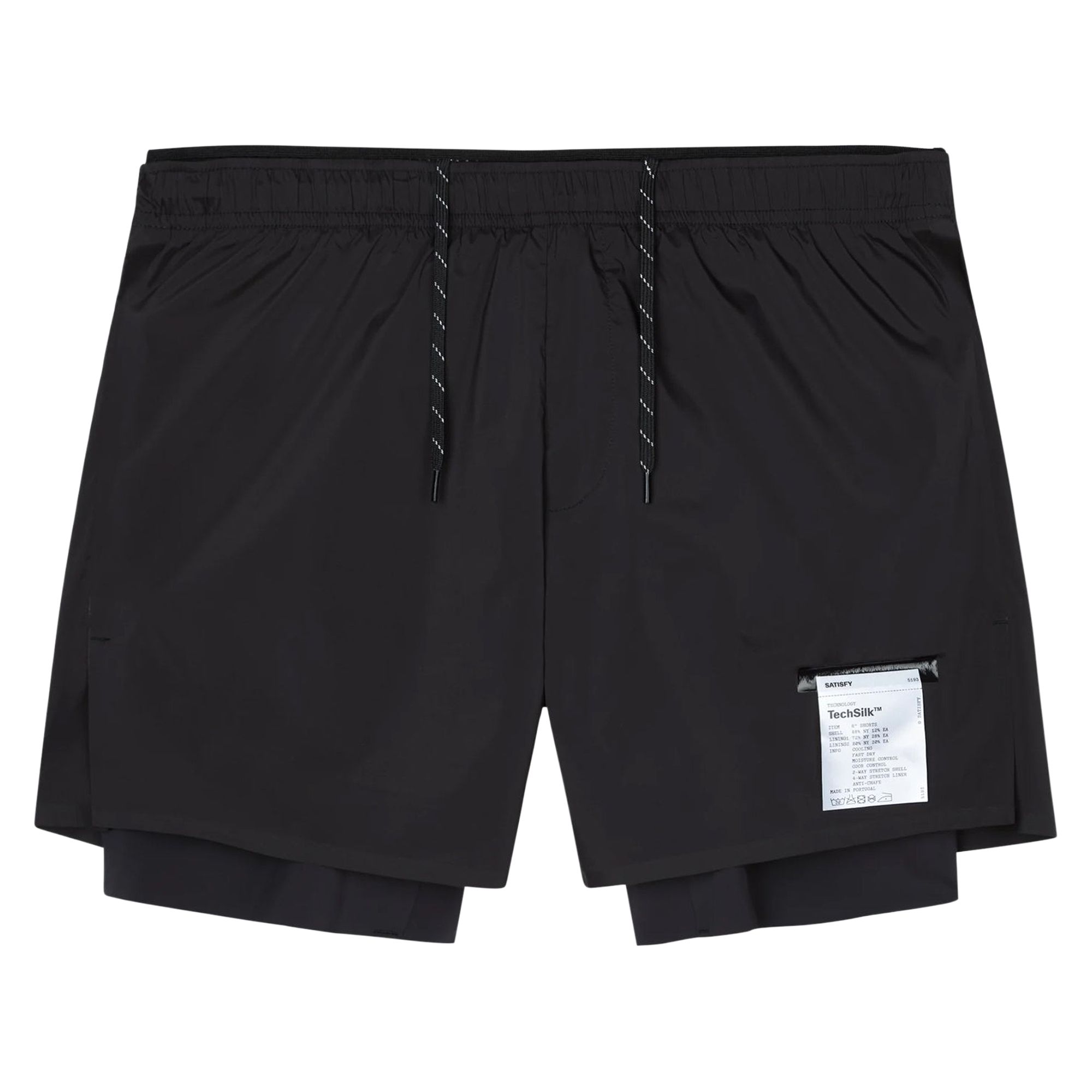 Pre-owned Satisfy Techsilk 8" Shorts 'black' | Men's Size L