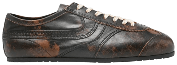 Dries Van Noten Wmns Leather Sneaker Brown Tan