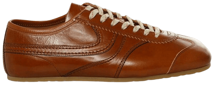 Dries Van Noten Calf Leather Sneaker Cognac
