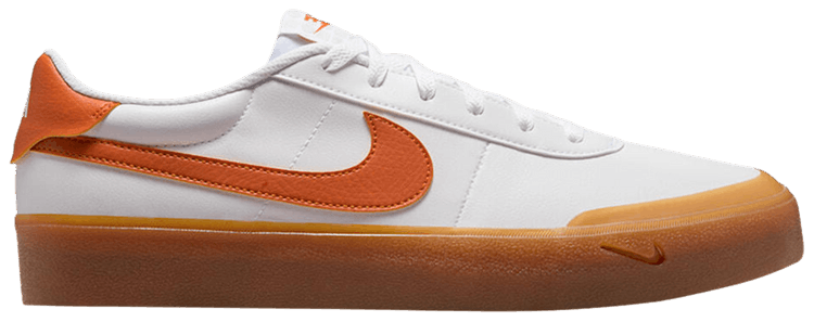 Nike Court Shot White Campfire Orange