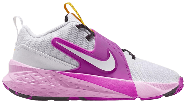 Nike Team Hustle D 12 GS White Vivid Purple