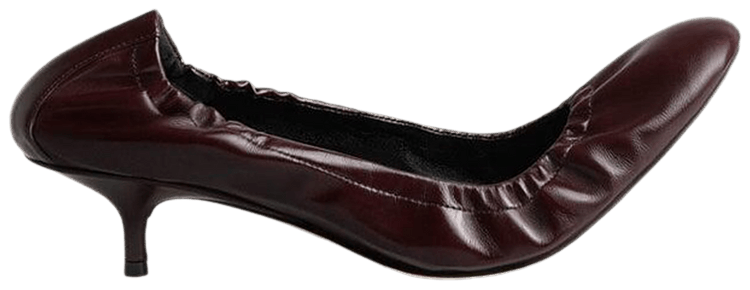 Phoebe Philo Wmns Low Pucker Pump Oxblood