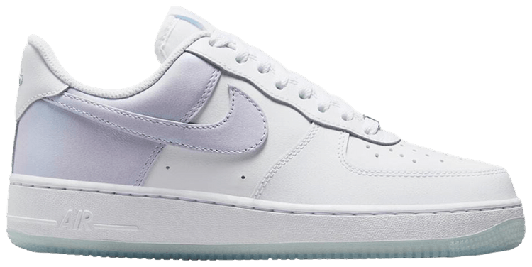 Nike Wmns Air Force 1 07 SE White Blue Tint Metallic Silver Pure Violet