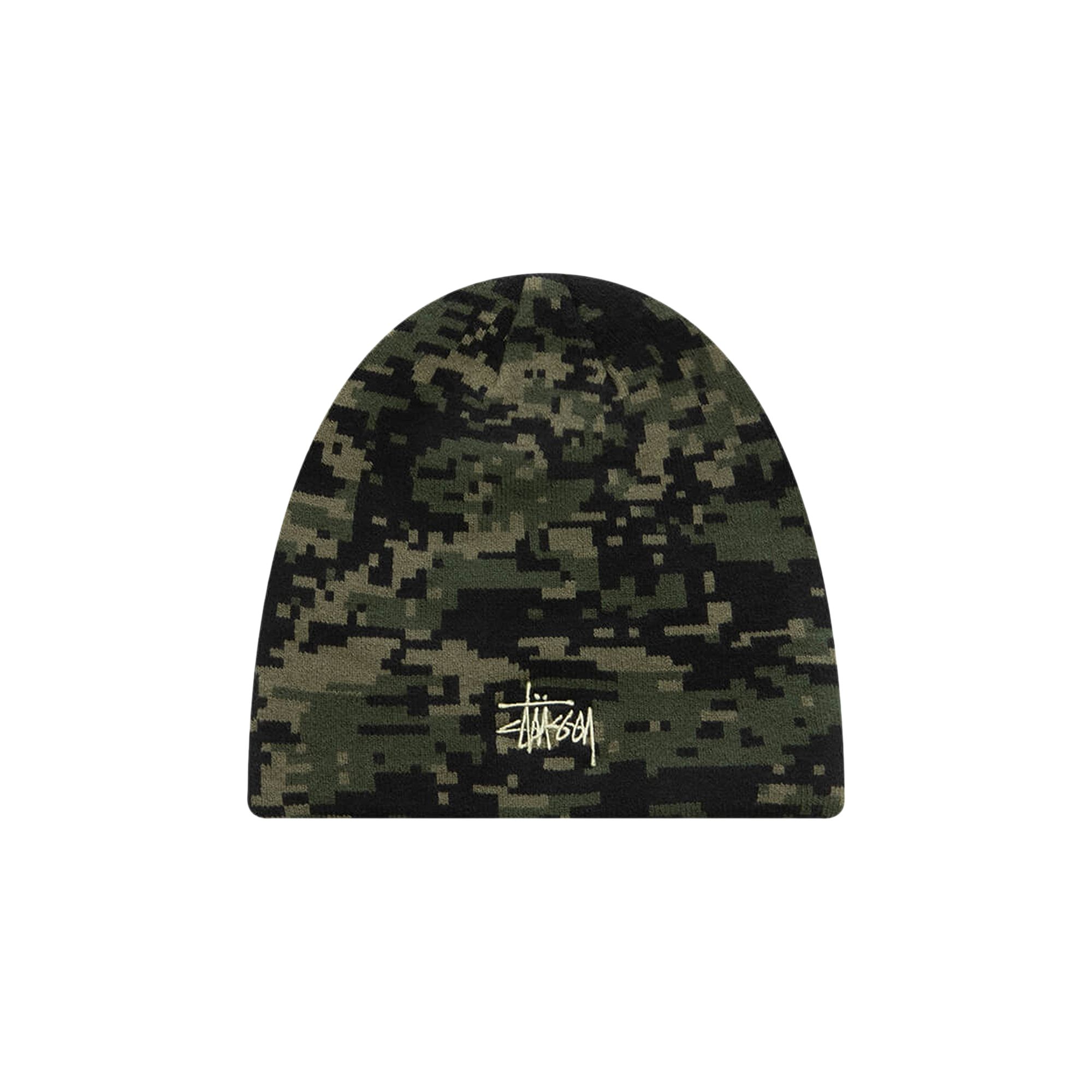 Pre-owned Stussy Basic Digi Camo Skullcap 'green' | Men's Size Onesize