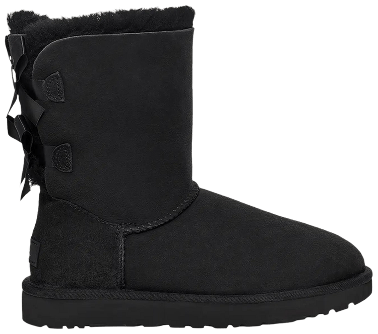 UGG Wmns Bailey Bow II Boot Black