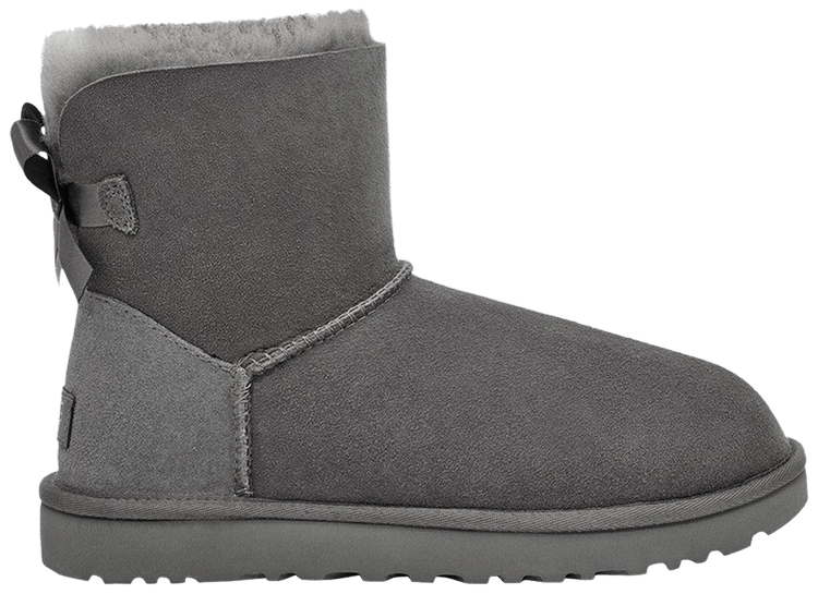 UGG Wmns Mini Bailey Bow II Boot Grey